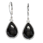 Black Onyx Teardrop Earrings
